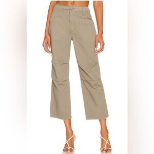 PISTOLA Josie Pleated Utility Pant in Garden Green Size 30 NWOT